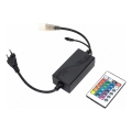 Aigostar - Cable de alimentación para tira LED RGB 600W/230V con mando a distancia