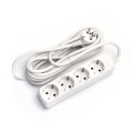 Aigostar - Cable de extensión 4Z Tipo F 1,5m blanco SCHUKO