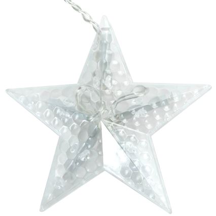 Aigostar - Cadena LED para exterior 120xLED/6W/230V/8 funciones 3x0,6m IP44 blanco frío + mando a distancia