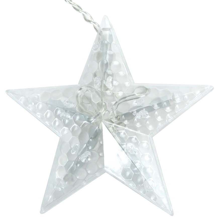 Aigostar - Cadena LED para exterior 120xLED/6W/230V/8 funciones 3x0,6m IP44 blanco frío + mando a distancia