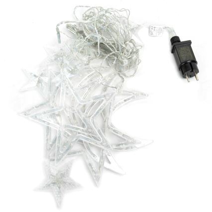 Aigostar - Cadena LED para exterior 120xLED/6W/230V/8 funciones 3x0,6m IP44 blanco frío + mando a distancia