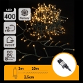 Aigostar - Cadena de luces LED para exterior 400 LED/8 funciones 13 m IP44 blanco cálido