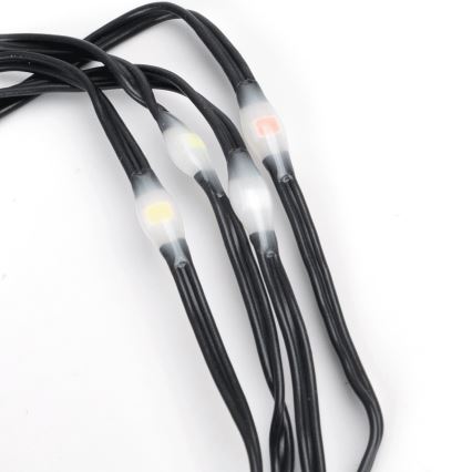 Aigostar - Cadena de luces LED para exterior 50 LEDs/8 funciones 3xAA 5,3 m IP44 multicolor