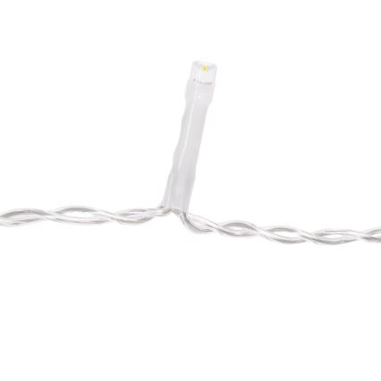 Aigostar - Cadena navideña LED para exterior 300 LEDs/8 funciones 3xAA 18x0,6 m IP44 multicolor