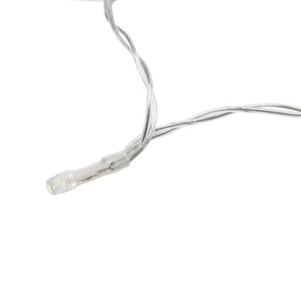 Aigostar - Guirnalda navideña LED regulable para exterior con sensor de movimiento 100xLED/3xAA 12m multicolor + mando a distancia