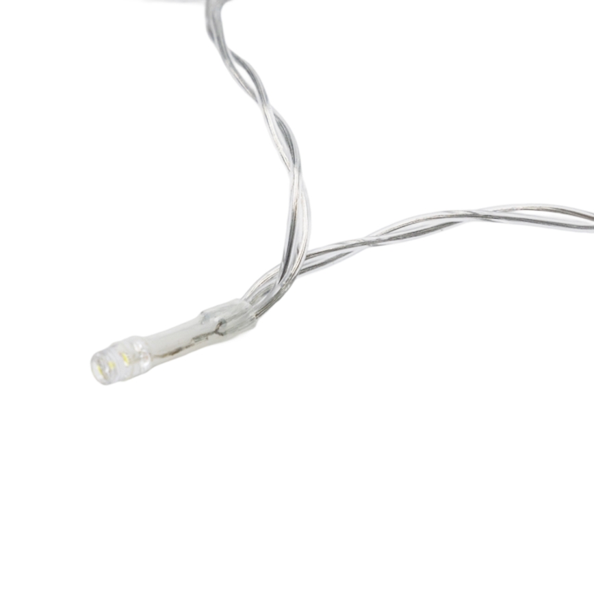 Aigostar - Guirnalda navideña LED regulable para exterior con sensor de movimiento 100xLED/3xAA 12m multicolor + mando a distancia