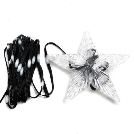 Aigostar - Guirnalda LED inteligente exterior RGBICW MESH, 50 LEDs, 5 m, IP44 + mando a distancia