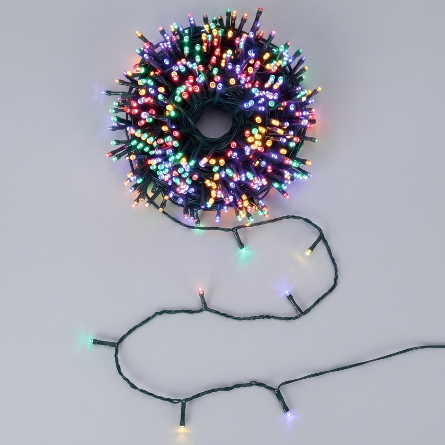 Aigostar - Guirnalda LED solar para Navidad 500xLED/8 funciones 52m IP65 multicolor 1200 mAh