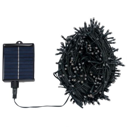 Aigostar - Guirnalda LED solar para Navidad 500xLED/8 funciones 52m IP65 multicolor 1200 mAh