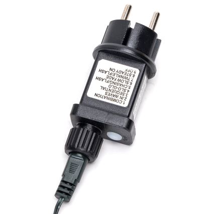 Aigostar - Cadena de luces navideña LED para exterior 200 LEDs/8 funciones 8 m IP44 blanco frío