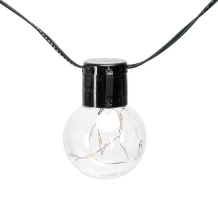 Aigostar - Cadena de luces navideña solar LED 20xLED/8 funciones 11,5 m IP65 multicolor