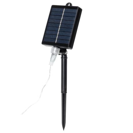 Aigostar - Guirnalda LED solar navideña 384xLED/13m IP65 1200 mAh blanca fría