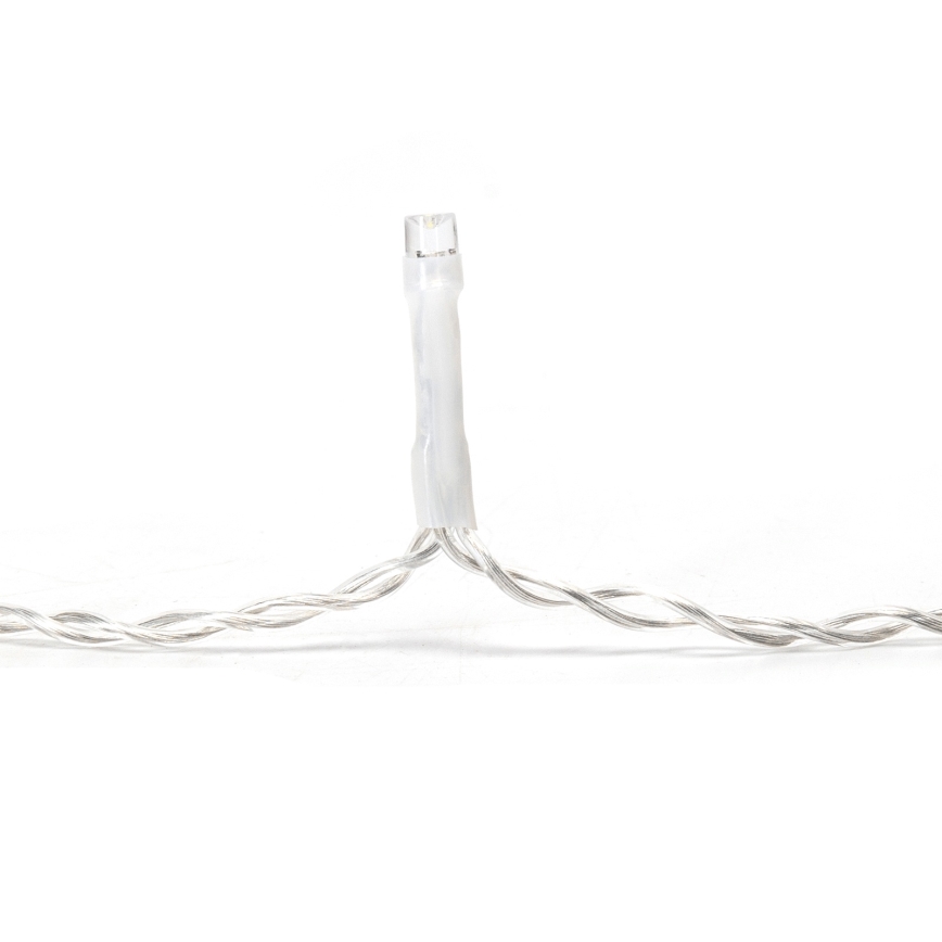 Aigostar - Cadena de luces navideñas LED para exterior 100xLED/8 funciones 5x0,4m IP44 blanco frío