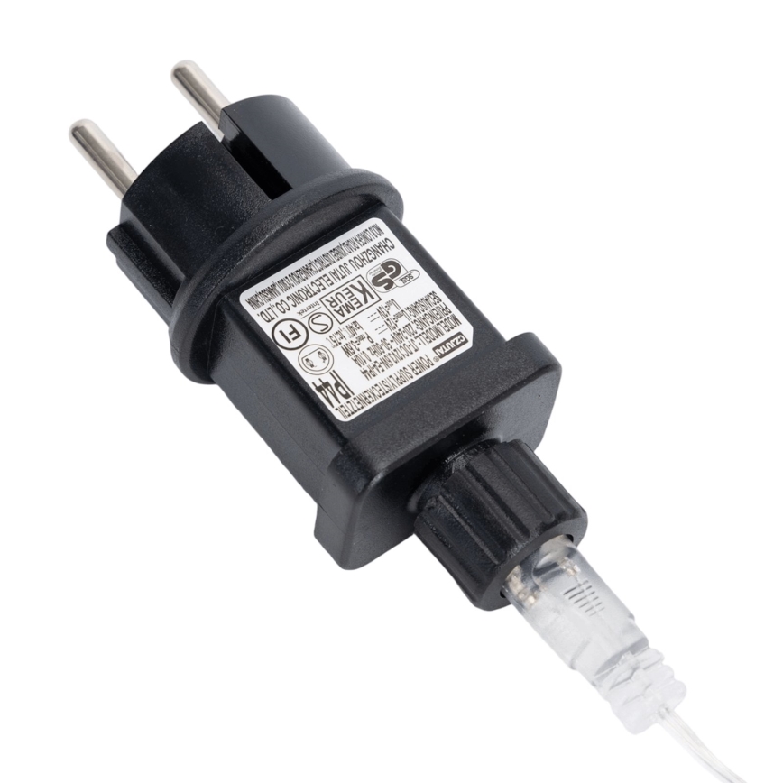 Aigostar - Cadena de luces navideñas LED para exterior 200xLED 8x0,4m IP44 blanco cálido