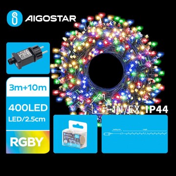 Aigostar - Cadena de luces navideñas LED para exterior 400xLED/8 funciones 13m IP44 multicolor