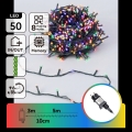 Aigostar - Cadena de luces navideñas LED para exterior, 50 LED / 8 funciones, 8 m, IP44, multicolor
