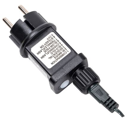 Aigostar - Cadena de luces navideñas LED para exterior, 50 LED / 8 funciones, 8 m, IP44, multicolor