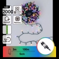 Aigostar - Cadena de Navidad LED para exterior 2000xLED/8 funciones 103m IP44 multicolor