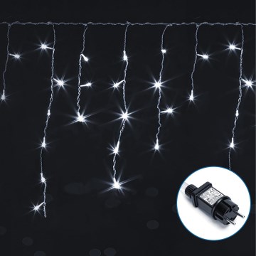 Aigostar - Cadena decorativa LED para exteriores 300xLED/6W/230V 15x0,6m IP44 blanco frío
