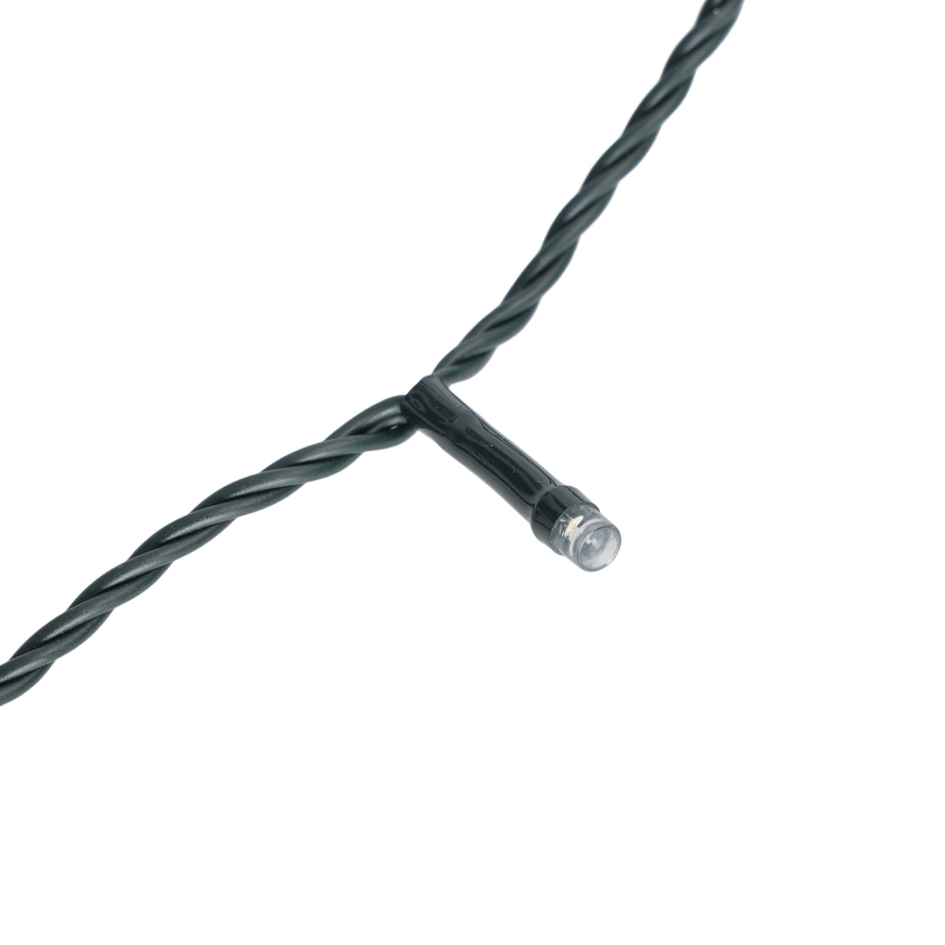 Aigostar - Cadena LED navideña exterior 200xLED/8 funciones 13m IP44 blanco frío