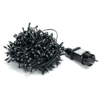 Aigostar - Cadena LED navideña exterior 300xLED/8 funciones 18m IP44 blanco cálido