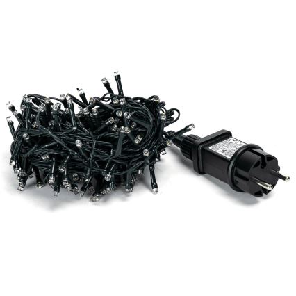 Aigostar - Cadena LED navideña para exterior 200 LED/8 funciones 13m IP44 blanco cálido