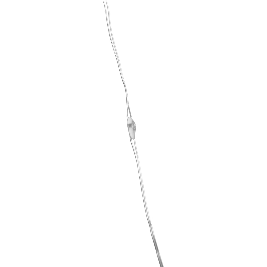 Aigostar - Cadena de luces LED para exterior 150 LEDs/8 funciones/3xAA 15,3 m IP44 blanco frío