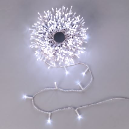 Aigostar - Cadena navideña LED para exterior 150xLED/8 funciones 3xAA 5,3m IP44 azul
