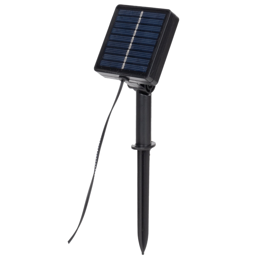 Aigostar - Cadena solar LED 100xLED/12m IP65 300 mAh blanco cálido hiedra