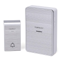 Aigostar - Campana inalámbrica 3xAA/12V IP44 plata