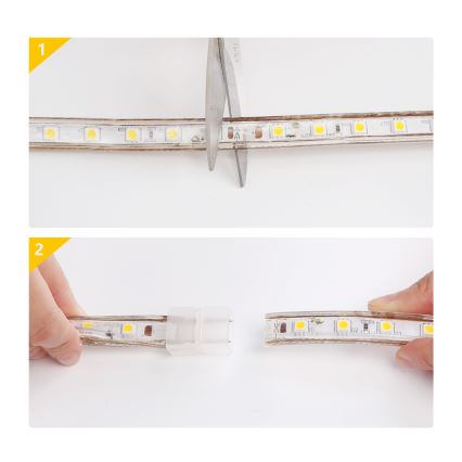 Aigostar - Cinta LED para exterior 50m LED/350W/230V 3000K IP65