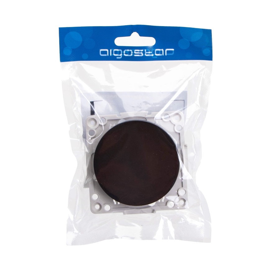 Aigostar - Conmutador cruzado sin marco n.º 7 negro