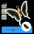 Aigostar - Decoración exterior LED 372xLED IP44 blanco frío mariposa