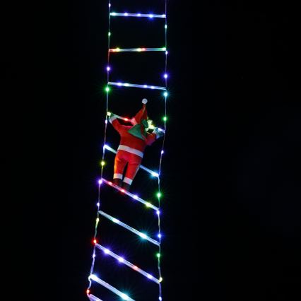Aigostar - Decoración navideña LED para exterior 154 LEDs/8 funciones 1,6 m IP44 multicolor