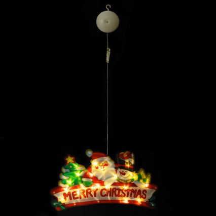 Aigostar - Decoración navideña LED 10xLED/3xAAA Feliz Navidad 13 cm