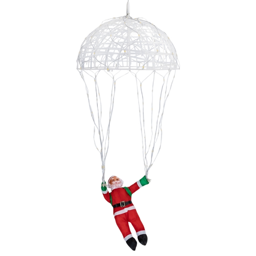 Aigostar - Decoración navideña LED de exterior LED/3xAA IP44 Papá Noel