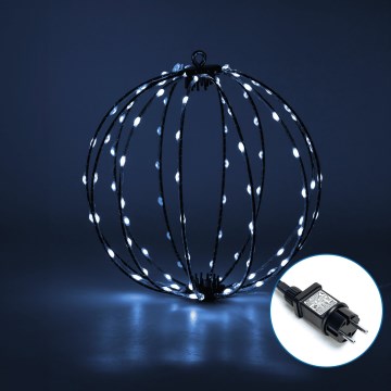 Aigostar - Decoración navideña LED exterior 3,6W/230V esfera 30cm IP44 blanco frío