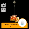 Aigostar - Decoración navideña LED LED/3xAAA Avión navideño 17cm