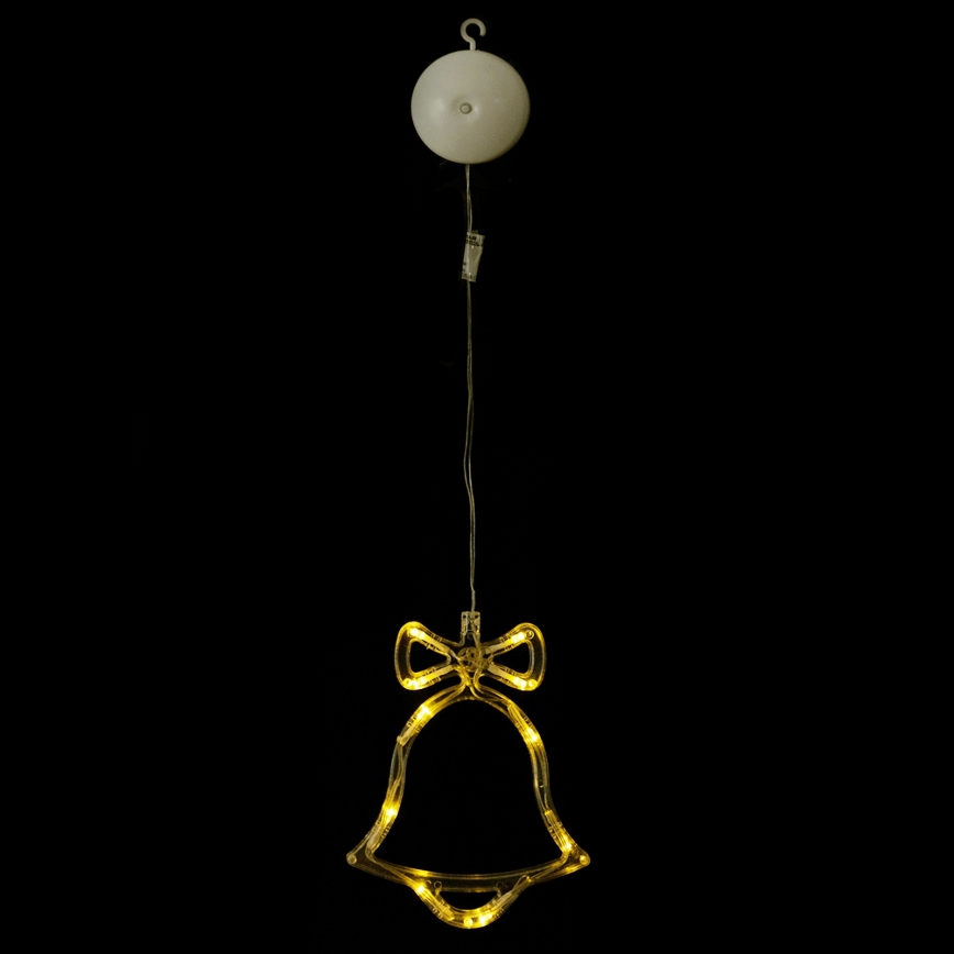 Aigostar - Decoración navideña LED LED/3xAAA bell 18cm