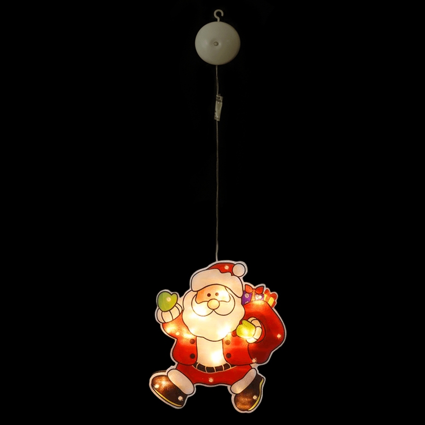 Aigostar - Decoración navideña LED LED/3xAAA Santa 20cm