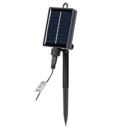 Aigostar - Decoración navideña solar LED, 0,59W/3,7V, 100 cm, IP65, 130 mAh, árbol multicolor