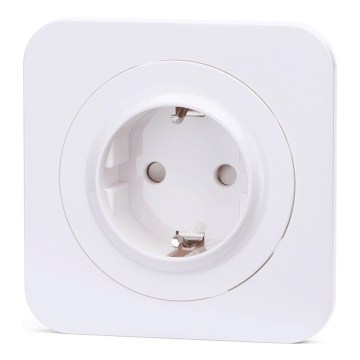 Aigostar - Enchufe de pared con marco SCHUKO 250V blanco