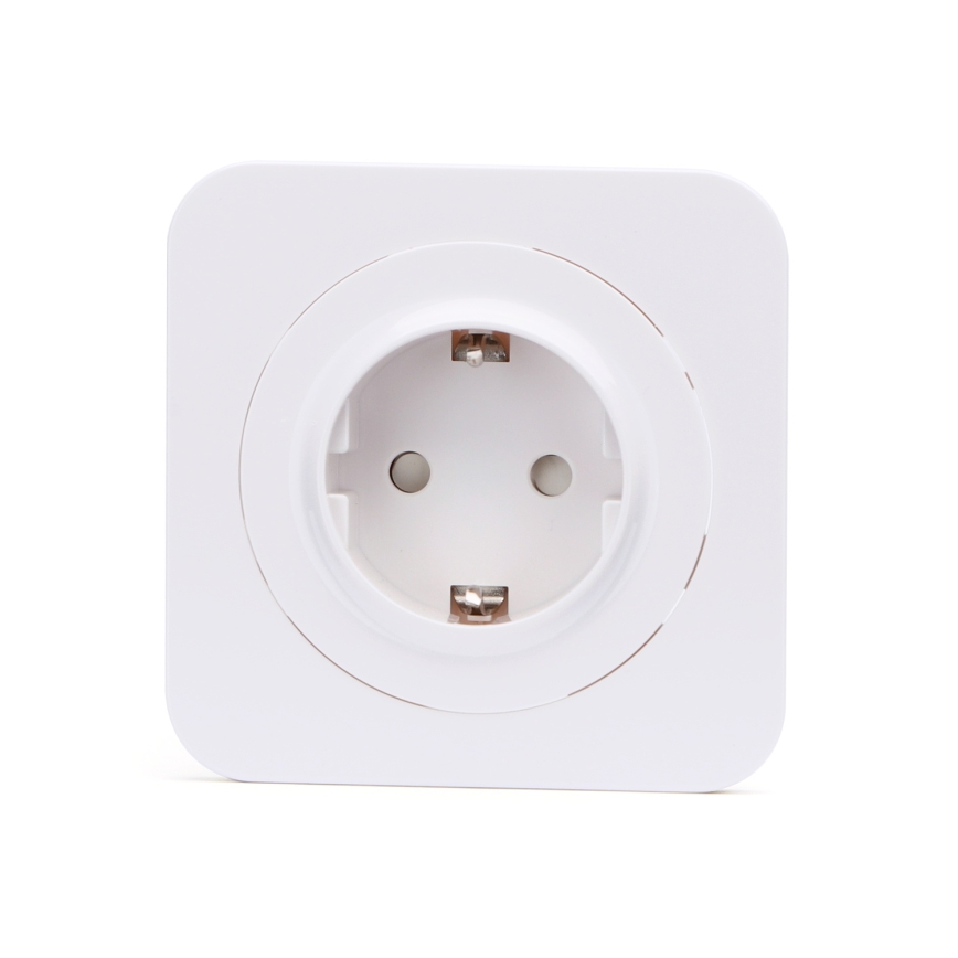Aigostar - Enchufe de pared con marco SCHUKO 250V blanco