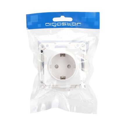 Aigostar - Enchufe doméstico sin marco SCHUKO 250V blanco