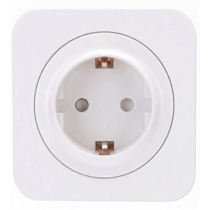 Aigostar - Enchufe empotrado doméstico con marco SCHUKO 250V/16A blanco