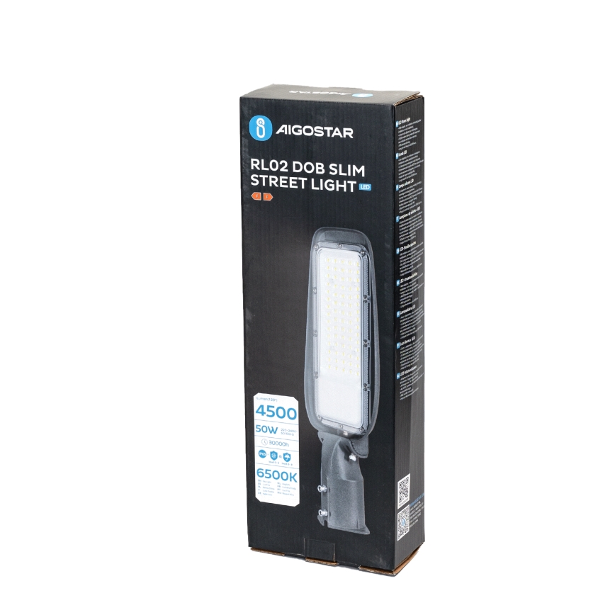 Aigostar - Farola LED SLIM LED/50W/230V 6500K IP65