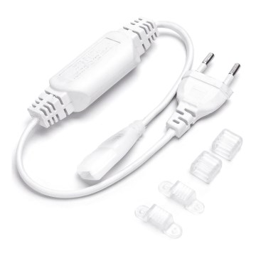 Aigostar - Fuente de alimentación para tiras LED 8 mm 400W/230V blanco