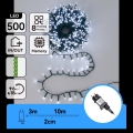 Aigostar - Guirnalda de luces LED para exterior 500xLED/8 funciones 13m IP44 blanco frío