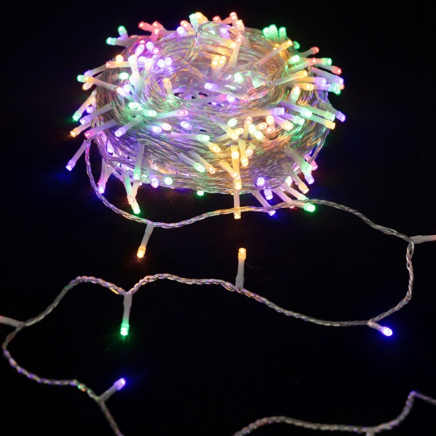 Aigostar - Guirnalda LED para exterior, 600 LEDs, 8 modos, 30 m, IP44, multicolor