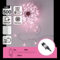 Aigostar - Guirnalda de luces navideñas LED para exterior 500xLED/8 funciones 53m IP44 rosa